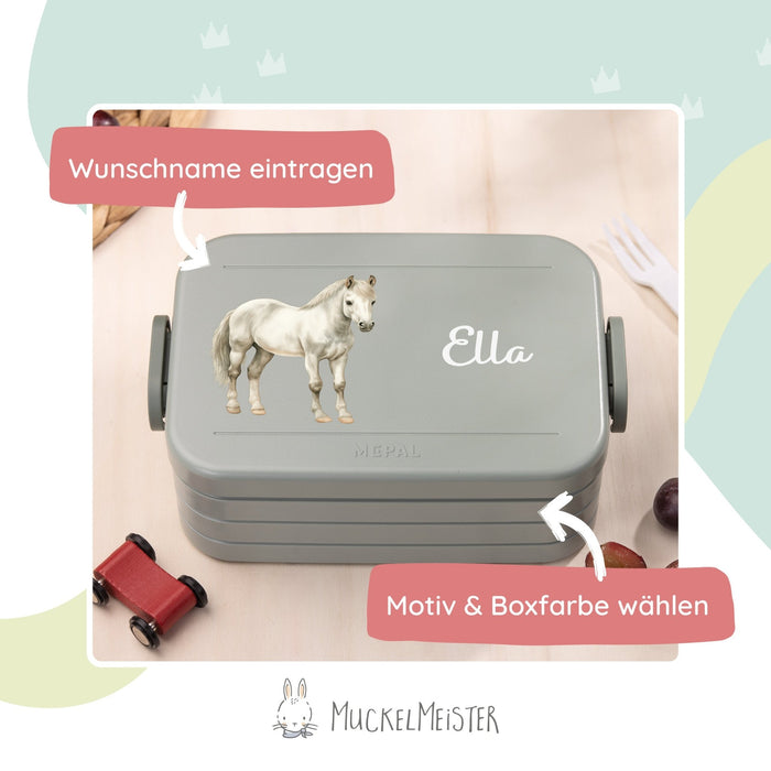Mepal Brotdose Personalisiert - Take a Break - Pferd 