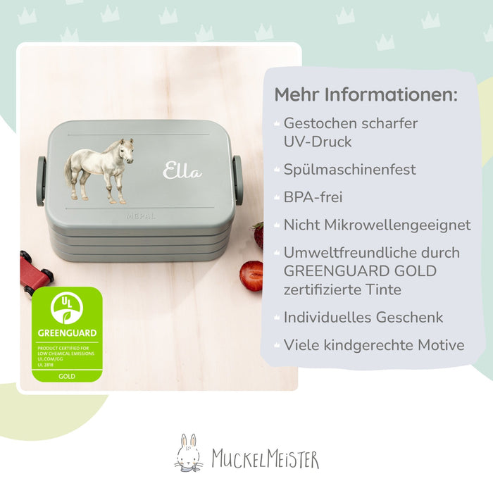 Mepal Brotdose Personalisiert - Take a Break - Pferd 