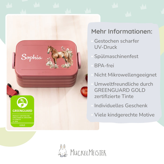 Mepal Brotdose Personalisiert - Take a Break - Pferd 