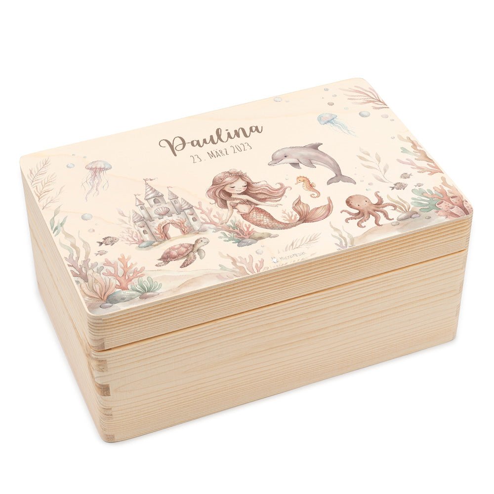 Erinnerungsbox personalisiert - Meerjungfrau - Muckelmeister