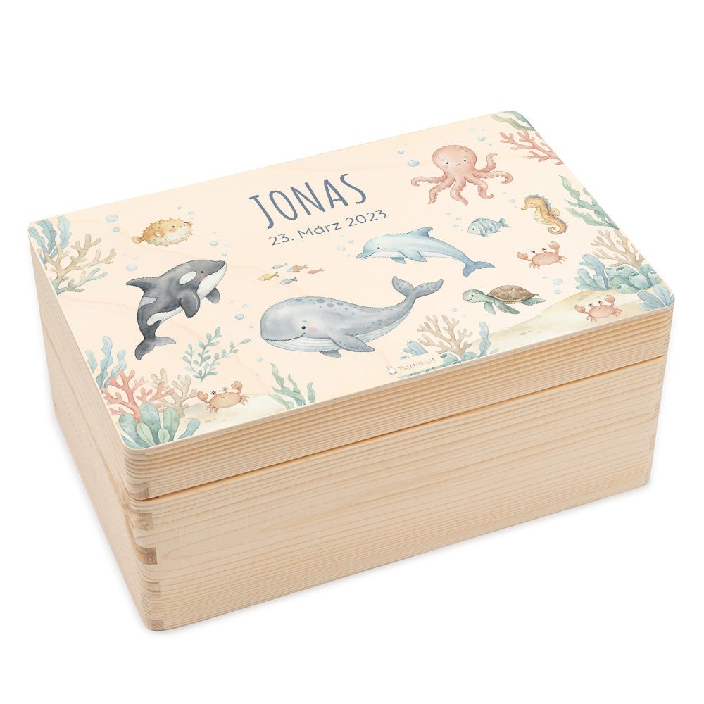 Erinnerungsbox personalisiert - Unterwasser - Muckelmeister