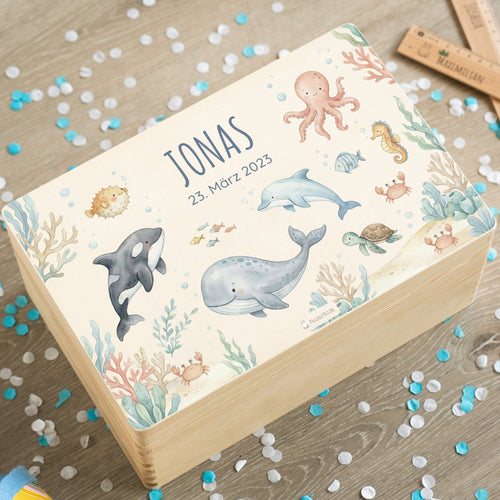Erinnerungsbox personalisiert - Unterwasser
