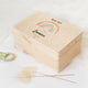 Erinnerungsbox personalisiert - Taufe Regenbogen - Muckelmeister
