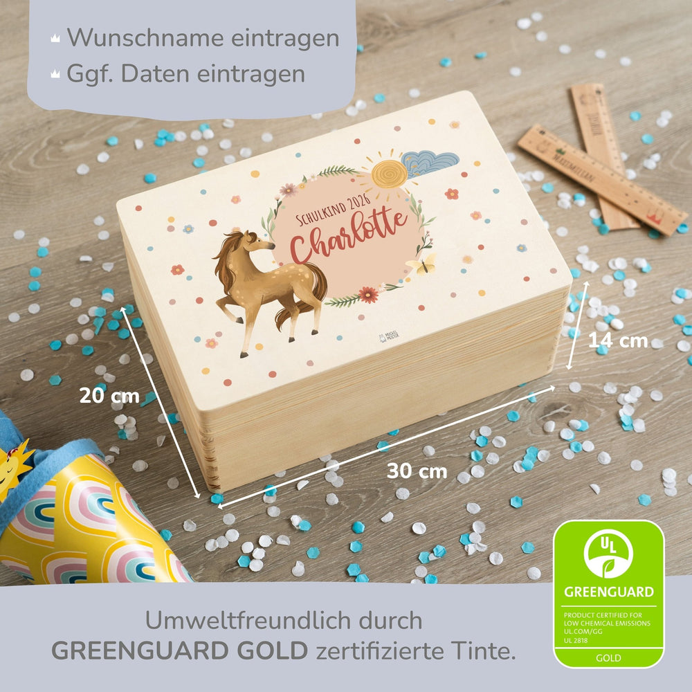 Erinnerungsbox personalisiert - Pferdewiese - Muckelmeister