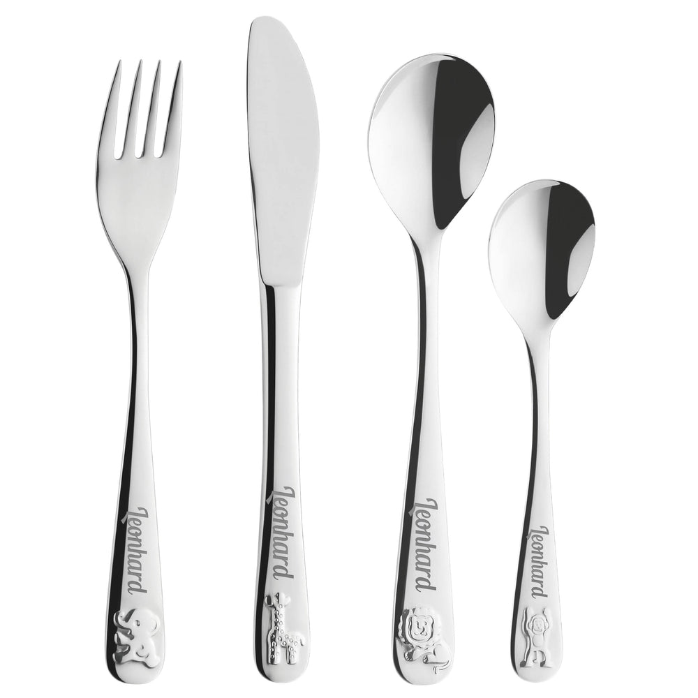 Kinderbesteck mit Gravur Zoo - Muckelmeister