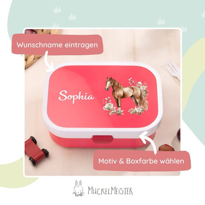Mepal Brotdose Personalisiert - Campus - Pferd 