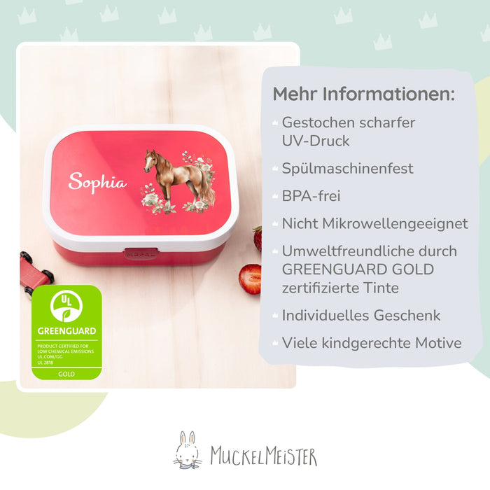 Mepal Brotdose Personalisiert - Campus - Pferd 