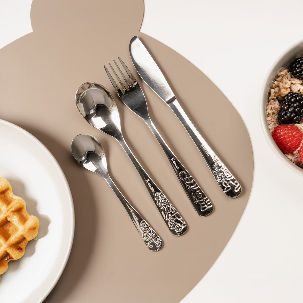 Kuppels Kinderbesteck mit Gravur Fussballfreunde - Muckelmeister