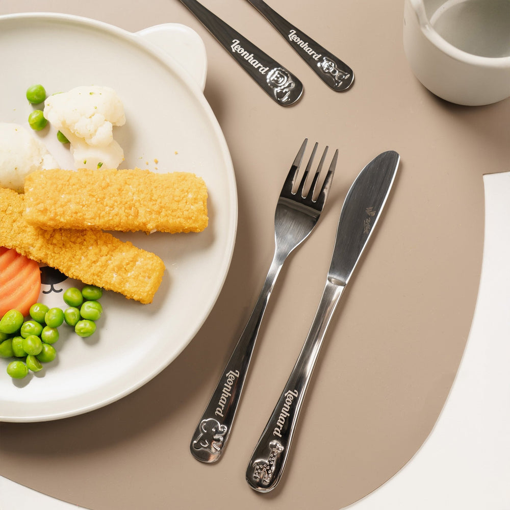 Kinderbesteck mit Gravur Zoo - Muckelmeister