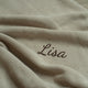 Babydecke personalisiert | Gestrickte Kuscheldecke mit Namen | Stick - Muckelmeister