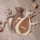 Besticktes Schmusetuch mit Namen | Personalisiertes Kuscheltuch | Stick - Muckelmeister