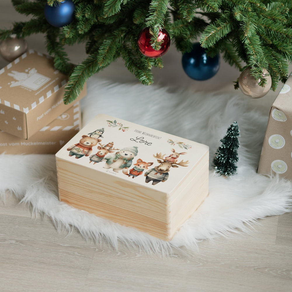 Weihnachtskiste personalisiert - 