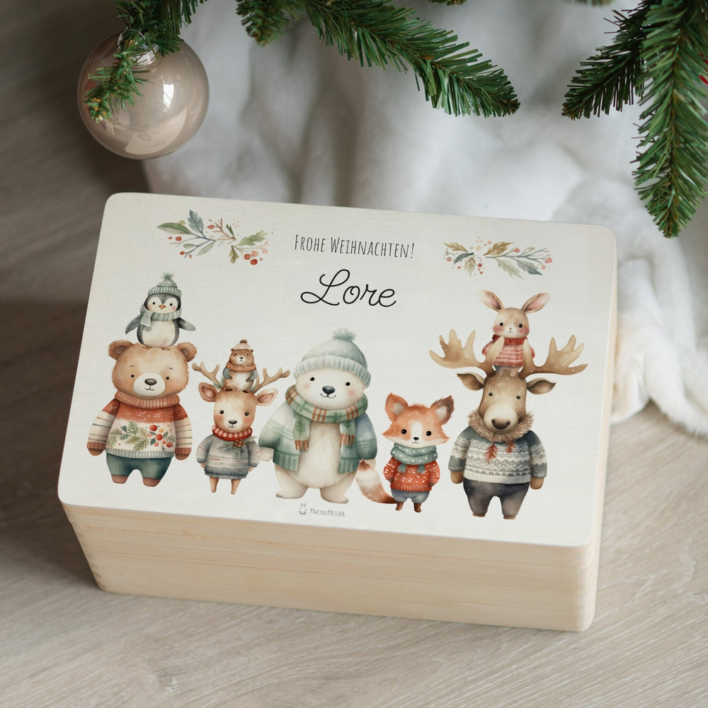 Weihnachtskiste personalisiert - 