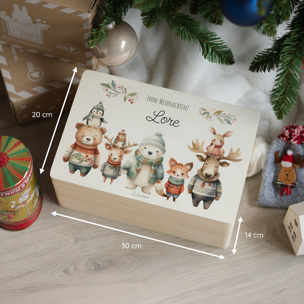 Weihnachtskiste personalisiert - 