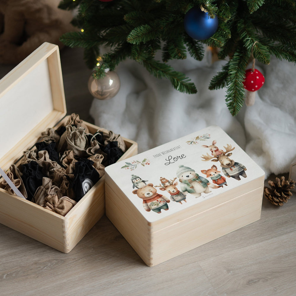 Weihnachtskiste personalisiert - 