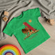 Personalisiertes Kinder T-Shirt mit Namen - Pferdewiese - Muckelmeister