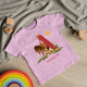Personalisiertes Kinder T-Shirt mit Namen - Pferdewiese - Muckelmeister