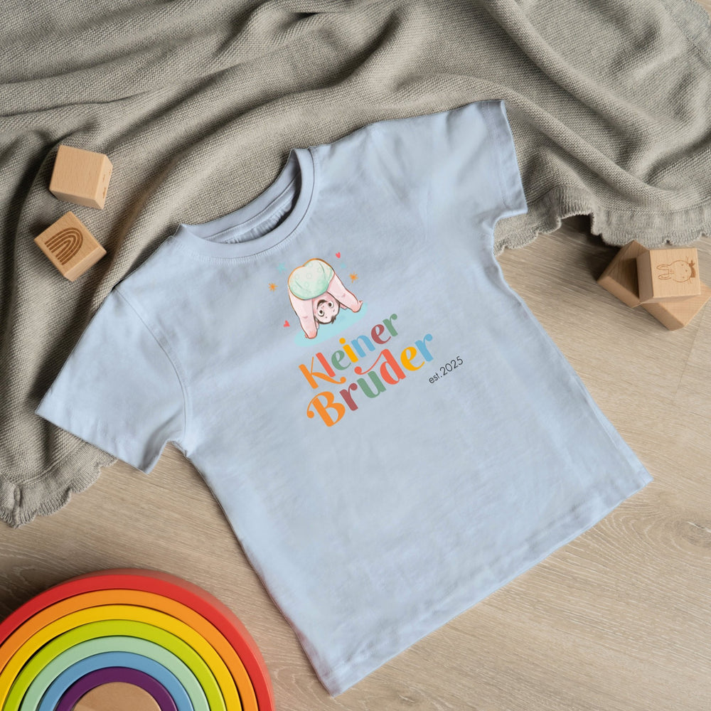 Klassischer Babystrampler und Klassisches T-Shirt kurzärmlig - Geschwister - Muckelmeister