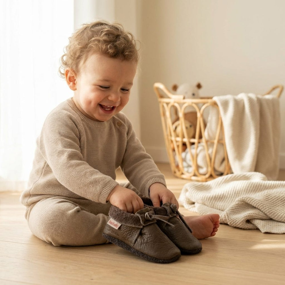 Personalisierte Krabbelschuhe – Baby Mokassins Mokki - Muckelmeister