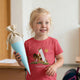 Personalisiertes Kinder T-Shirt mit Namen - Pferdewiese - Muckelmeister