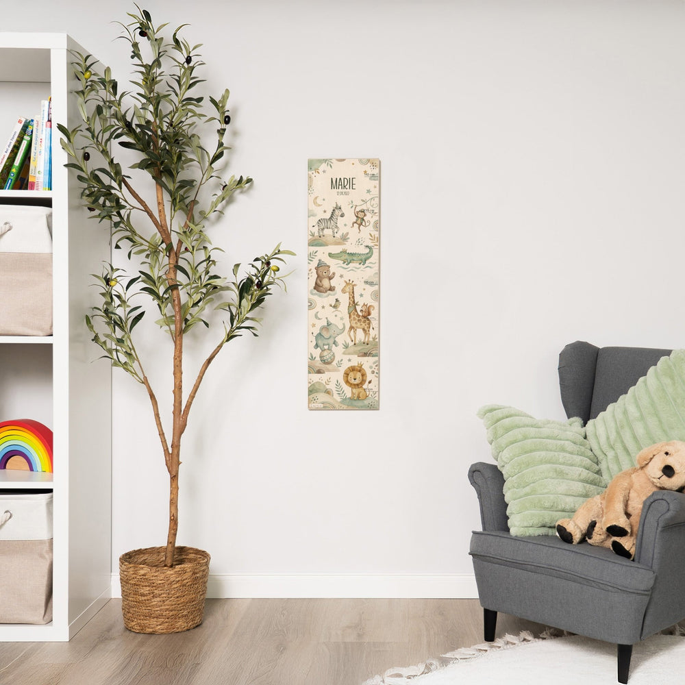 Messlatte Kinder Holz - Zoo - Muckelmeister