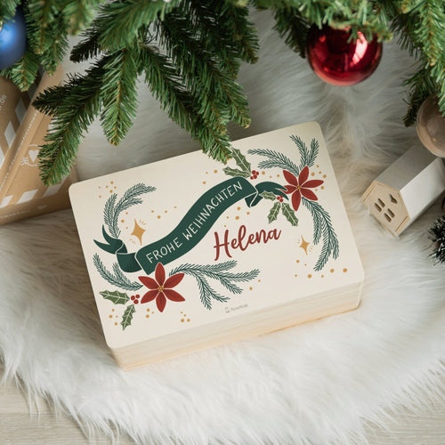 Weihnachtskiste personalisiert - 