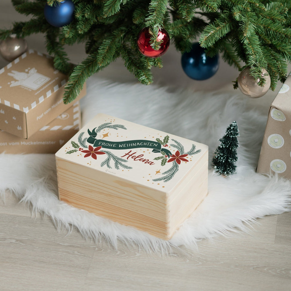 Weihnachtskiste personalisiert - 