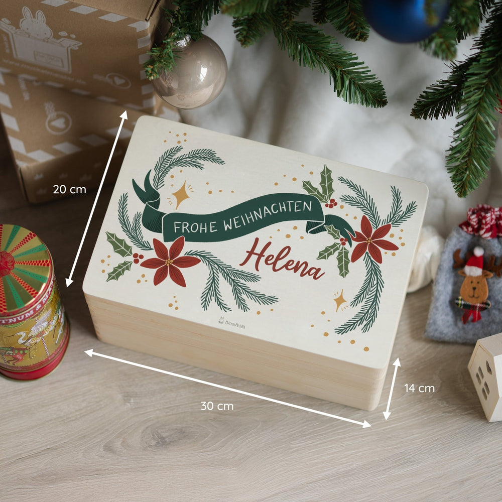 Weihnachtskiste personalisiert - 