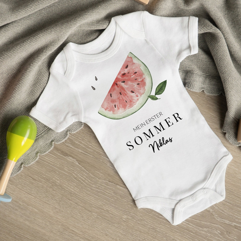 Klassischer Babystrampler kurzärmlig - Jahreszeiten - Muckelmeister