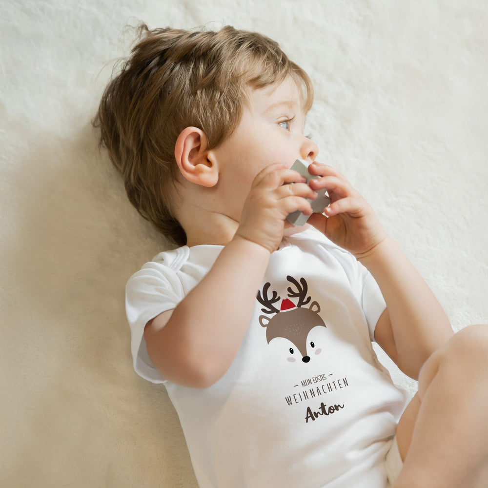 Klassischer Babystrampler kurzärmlig - 