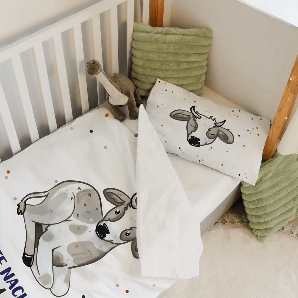 Personalisierter Bettbezug - Bettdecke 100x135cm - Muckelfreunde - Muckelmeister