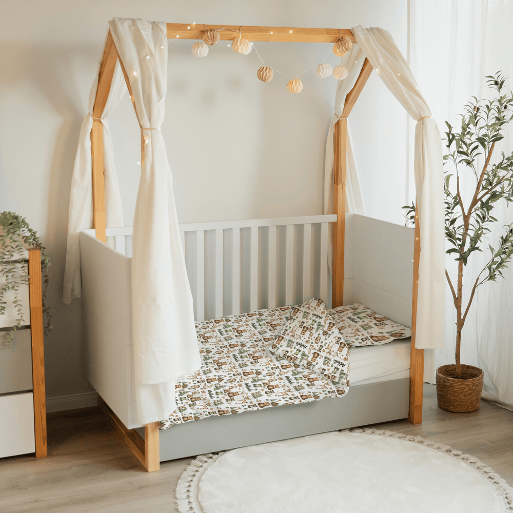 Personalisierter Bettbezug - Bettdecke 100x35cm - Waldfreunde - Muckelmeister