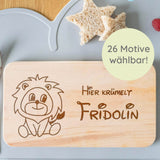 Frühstücksbrettchen Personalisiert mit Tiermotiven - Muckelmeister