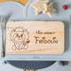 Frühstücksbrettchen Personalisiert mit Tiermotiven - Muckelmeister