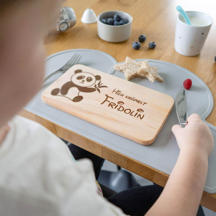 Frühstücksbrett mit Gravur – für Kinder in jedem Alter geeignet