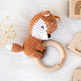 Greifling Baby mit Namen - Fuchs - Muckelmeister