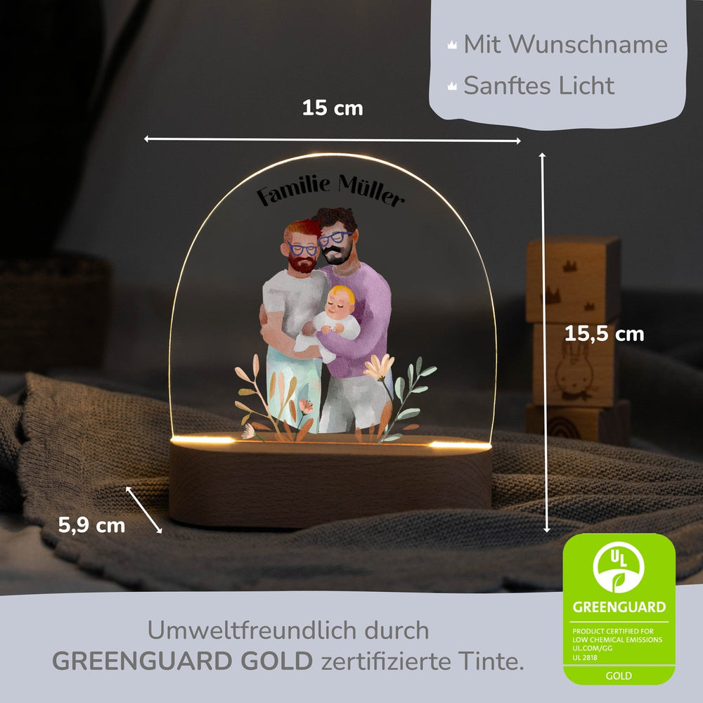 LED Nachtlicht Kinder personalisiert - 