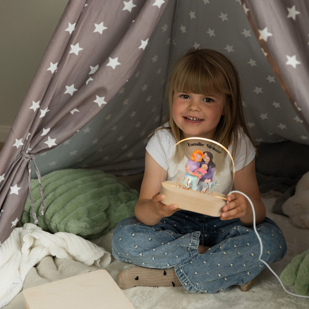 LED Nachtlicht Kinder personalisiert - 