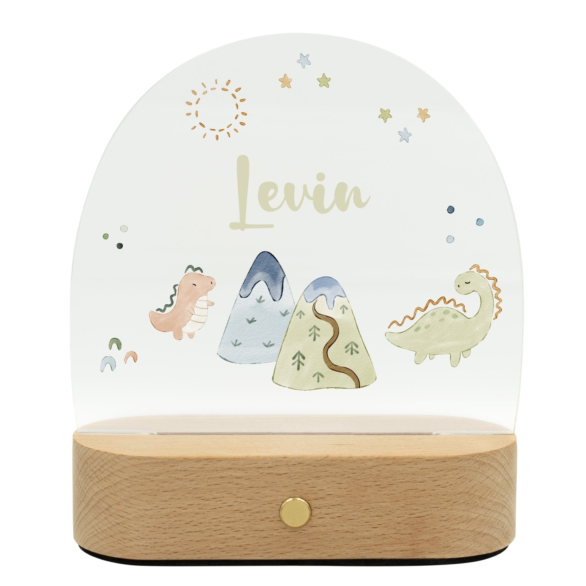 LED Nachtlicht Kinder personalisiert - Dinos
