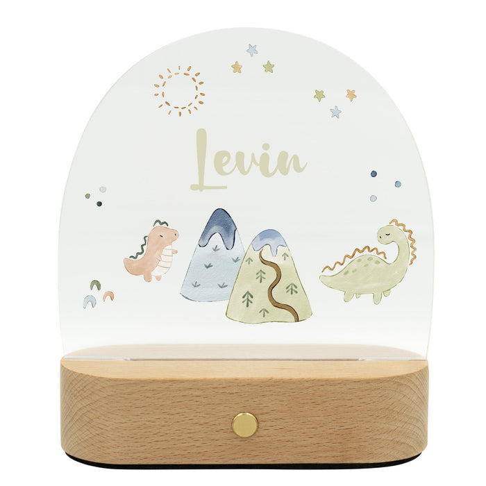 LED Nachtlicht Kinder personalisiert - Dinos