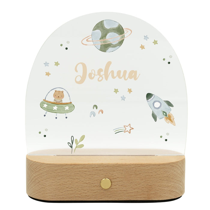 LED Nachtlicht Kinder personalisiert - Weltraum