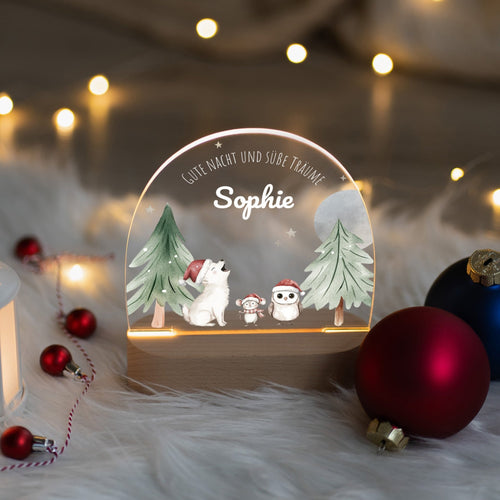 LED Nachtlicht Kinder personalisiert - 