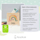 Spardose Personalisiert Regenbogen Taufe - Muckelmeister