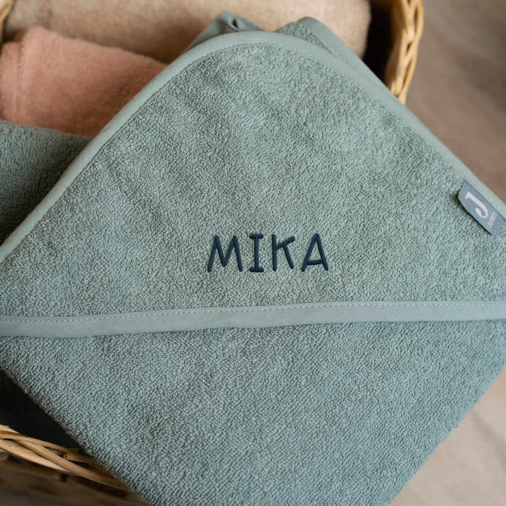 Kapuzenhandtuch Baby Frottee | Personalisiertes Badehandtuch | Stick - Muckelmeister