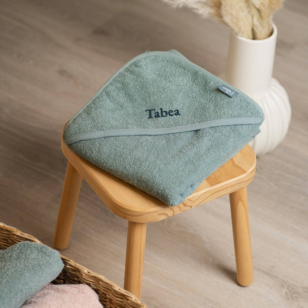 Kapuzenhandtuch Baby Frottee | Personalisiertes Badehandtuch | Stick - Muckelmeister