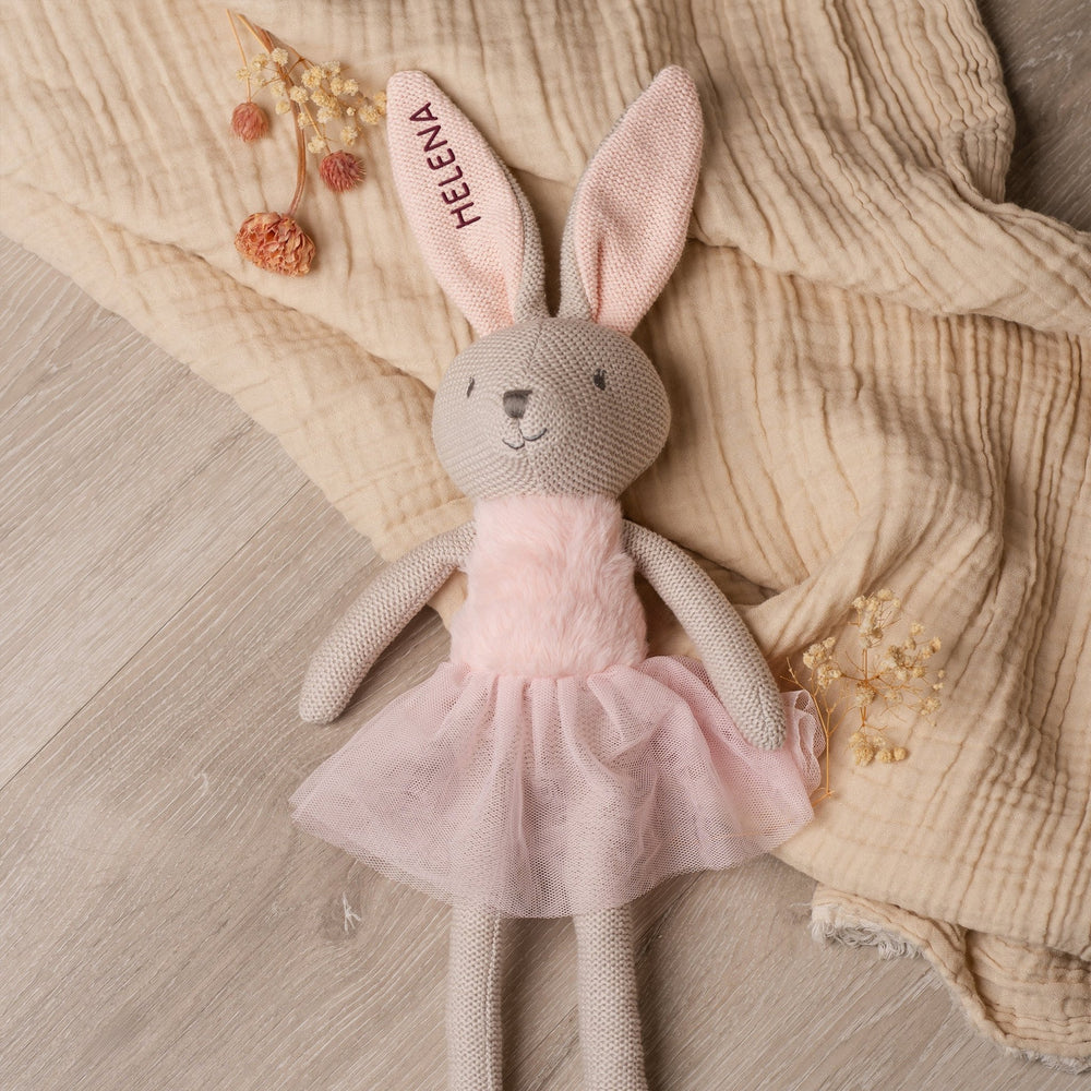 Personalisiertes Kuscheltier Hase 
