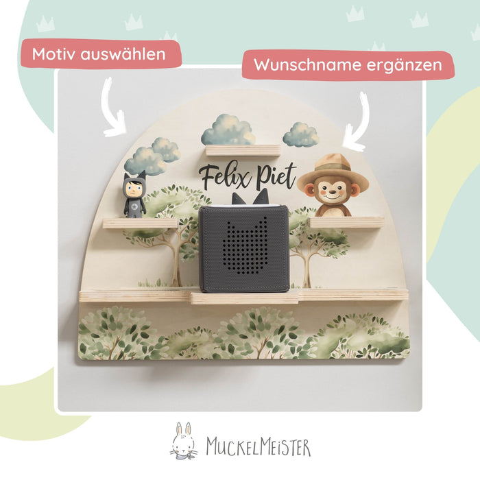 Tonie Regal personalisiert Affe mit Hut