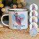 Personalisierte Emallie Tasse - 