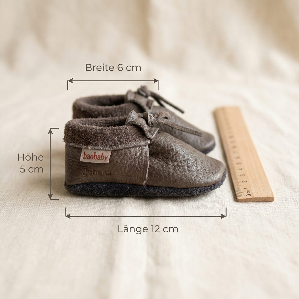 Personalisierte Krabbelschuhe – Baby Mokassins Mokki - Muckelmeister