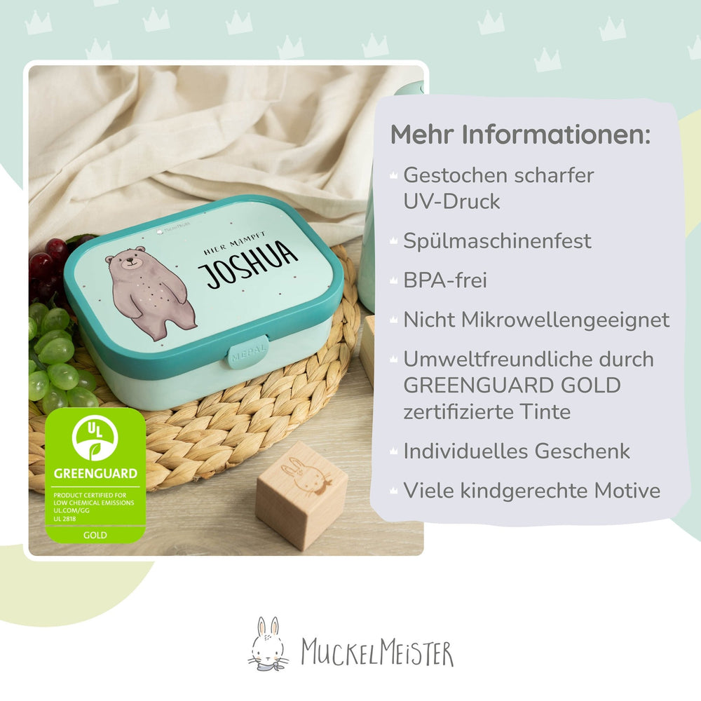 Mepal Brotdose Personalisiert - Campus - Muckelfreunde - Muckelmeister